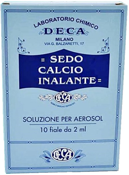 SEDO CALCIO INALANTE SOLUZIONE AEROSOL 10 FIALE 2 ML - Farmacia Artemisia di Montecuollo Dott. Angelo snc