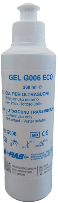 GEL PER APPARECCHI AD ULTRASUONI 260 ML - Farmacia Artemisia di Montecuollo Dott. Angelo snc