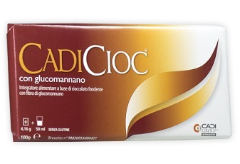 CADICIOC TAVOLETTA FONDENTE CON GLUCOMANNANO 100 G - Farmacia Artemisia di Montecuollo Dott. Angelo snc