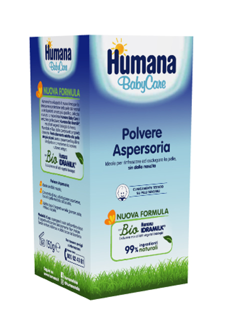 HUMANA BABY CARE POLVERE ASPERSORIA 150 G - Farmacia Artemisia di Montecuollo Dott. Angelo snc