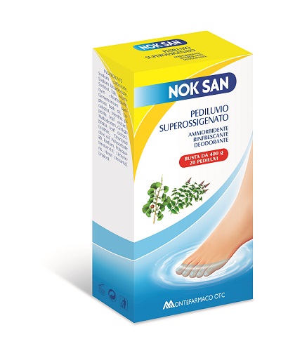 NOK SAN PEDILUVIO SUPEROSSIGENATO 400 G - Farmacia Artemisia di Montecuollo Dott. Angelo snc