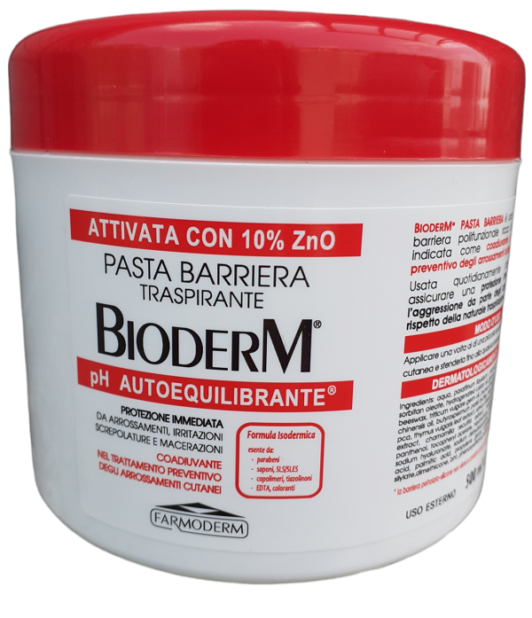 BIODERM PASTA BARRIERA ZINCO 500 ML - Farmacia Artemisia di Montecuollo Dott. Angelo snc