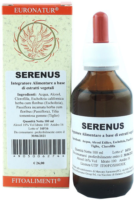 SERENUS GOCCE 100 ML - Farmacia Artemisia di Montecuollo Dott. Angelo snc
