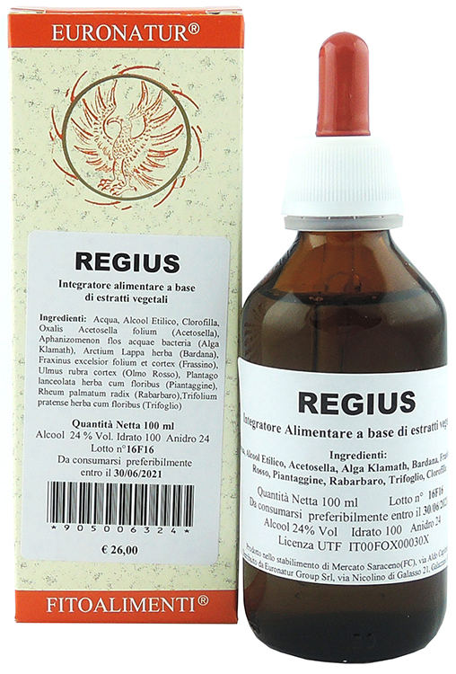 REGIUS GOCCE 100 ML - Farmacia Artemisia di Montecuollo Dott. Angelo snc