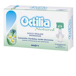 OCTILIA NATURAL GOCCE OCCHI IRRITATI E ARROSSATI 10 FLACONCINI MONODOSE 0,5 ML - Farmacia Artemisia di Montecuollo Dott. Angelo snc
