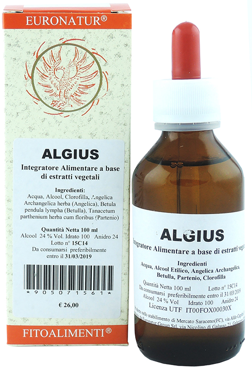 ALGIUS GOCCE, FLACONE DA 100ML - Farmacia Artemisia di Montecuollo Dott. Angelo snc
