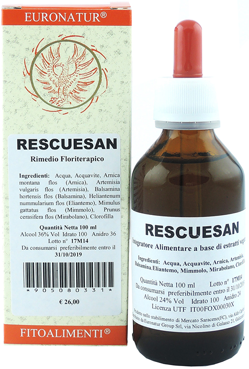 RESCUESAN GOCCE 100 ML - Farmacia Artemisia di Montecuollo Dott. Angelo snc