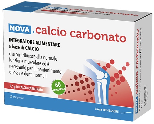 CALCIO CARBONATO 60 COMPRESSE DA 0,6 G - Farmacia Artemisia di Montecuollo Dott. Angelo snc