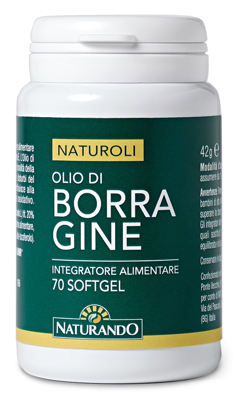NATUROLI OLIO DI BORRAGINE 70 SOFTGEL - Farmacia Artemisia di Montecuollo Dott. Angelo snc