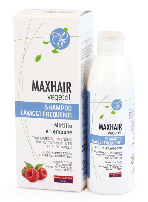 MAXHAIR VEGETAL SHAMPOO LAVAGGI FREQUENTI 200 ML - Farmacia Artemisia di Montecuollo Dott. Angelo snc