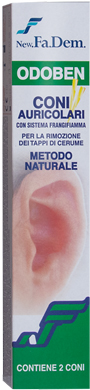 ODOBEN CONO PER PULIZIA AURICOLARE 2 PEZZI - Farmacia Artemisia di Montecuollo Dott. Angelo snc