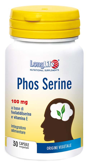 LONGLIFE PHOS SERINE 30 CAPSULE VEGETALI - Farmacia Artemisia di Montecuollo Dott. Angelo snc