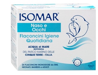 ISOMAR SOLUZIONE ISOTONICA ACQUA MARE IGIENE QUOTIDIANA 24 FLACONCINI MONODOSE 5 ML - Farmacia Artemisia di Montecuollo Dott. Angelo snc