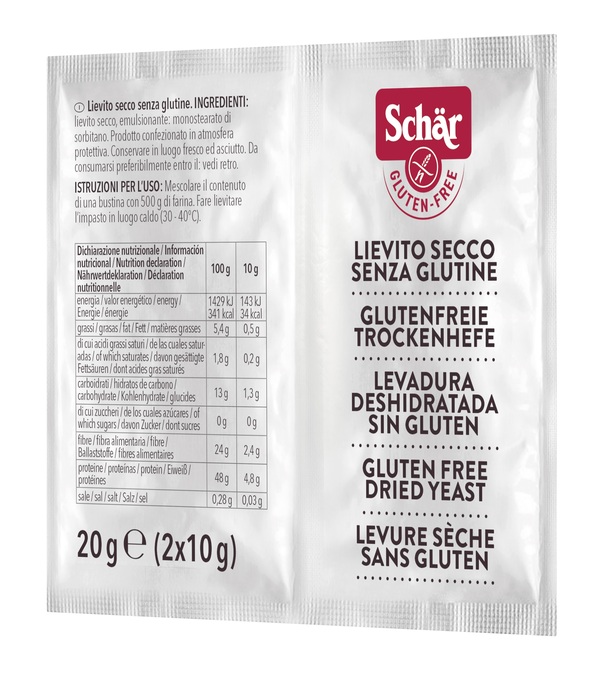 SCHAR LIEVITO SECCO 2 BUSTINE DA 10 G - Farmacia Artemisia di Montecuollo Dott. Angelo snc