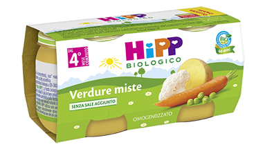 HIPP BIO HIPP BIO OMOGENEIZZATO VERDURE MISTE 2X80 G - Farmacia Artemisia di Montecuollo Dott. Angelo snc