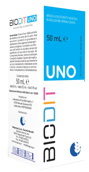 BIODIT UNO SOLUZIONE IDROALCOLICA 50 ML - Farmacia Artemisia di Montecuollo Dott. Angelo snc