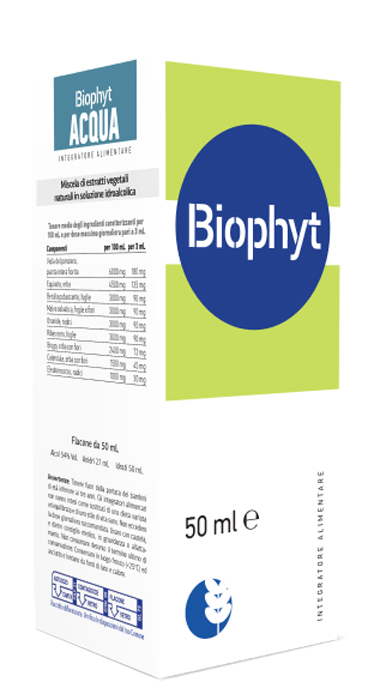 BIOPHYT ACQUA 50 ML SOLUZIONE IDROALCOLICA - Farmacia Artemisia di Montecuollo Dott. Angelo snc