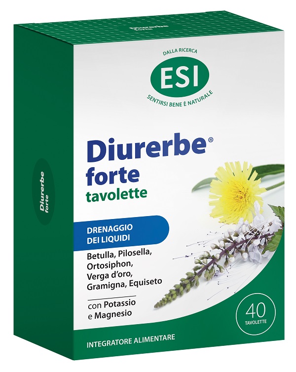 ESI DIURERBE FORTE 40 TAVOLETTE SENZA GLUTINE - Farmacia Artemisia di Montecuollo Dott. Angelo snc
