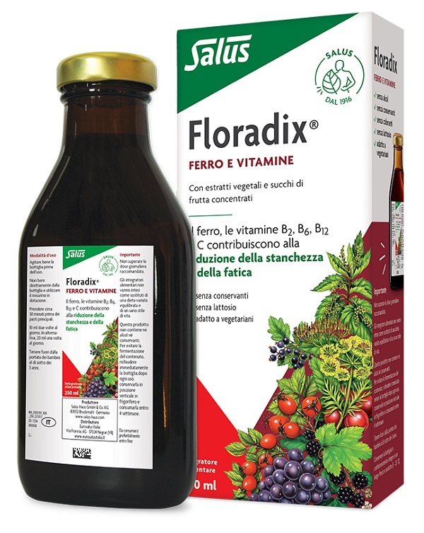FLORADIX FERRO E VITAMINE 250 ML - Farmacia Artemisia di Montecuollo Dott. Angelo snc
