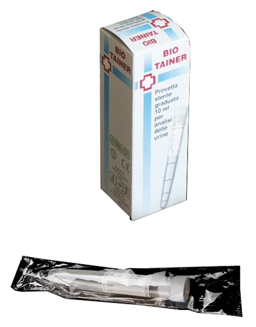 BIO TAINER PROVETTA STERILE PER URINA 10 ML - Farmacia Artemisia di Montecuollo Dott. Angelo snc