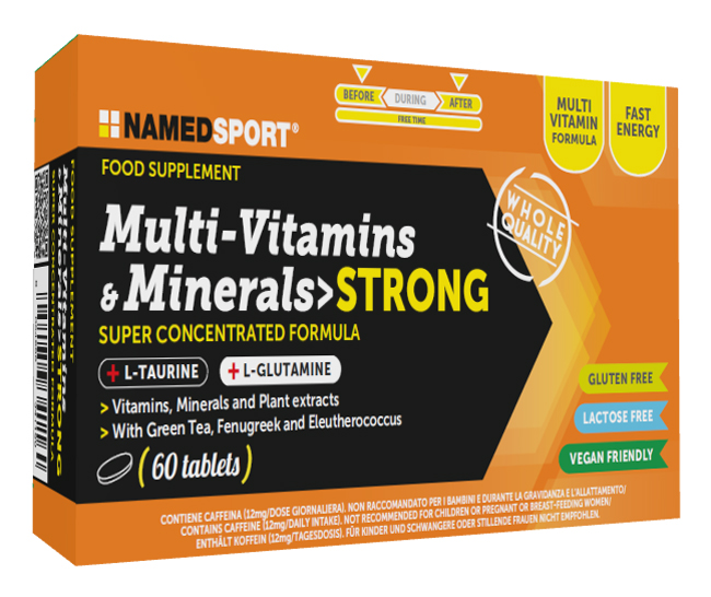 MULTI-VITAMINS&MINERALS STRONG 60 COMPRESSE - Farmacia Artemisia di Montecuollo Dott. Angelo snc