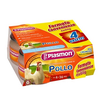 PLASMON OMOGENEIZZATO POLLO CON GIFT 4 X 80 G - Farmacia Artemisia di Montecuollo Dott. Angelo snc