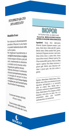 BIOPOR 50 ML SOLUZIONE IDROALCOLICA - Farmacia Artemisia di Montecuollo Dott. Angelo snc