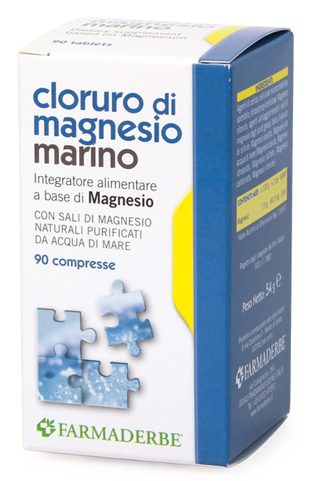 CLORURO DI MAGNESIO MARINO 90 COMPRESSE - Farmacia Artemisia di Montecuollo Dott. Angelo snc