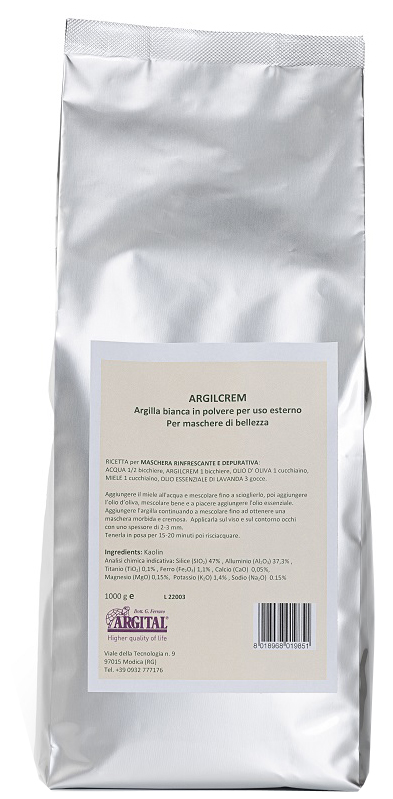 ARGILLA BIANCA 1000 G - Farmacia Artemisia di Montecuollo Dott. Angelo snc