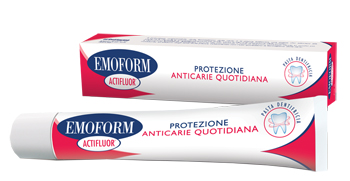 EMOFORM ACTIFLUOR DENTIFRICIO 75 ML - Farmacia Artemisia di Montecuollo Dott. Angelo snc