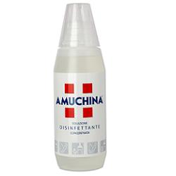 AMUCHINA LIQUIDA 100% DISINFETTANTE IGIENIZZANTE A BASE DI IPOCLORITO DI SODIO ANTIMICROBICO AD AMPIO SPETTRO D'AZIONE 500 ML - Farmacia Artemisia di Montecuollo Dott. Angelo snc