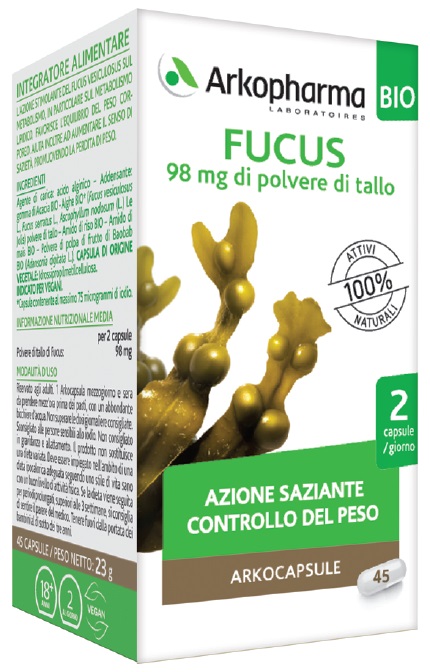 ARKO CAPSULE FUCUS BIO 45 CAPSULE - Farmacia Artemisia di Montecuollo Dott. Angelo snc