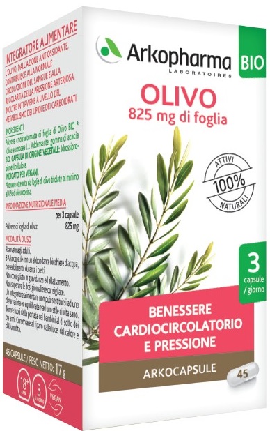 ARKO CAPSULE OLIVO BIO 45 CAPSULE - Farmacia Artemisia di Montecuollo Dott. Angelo snc