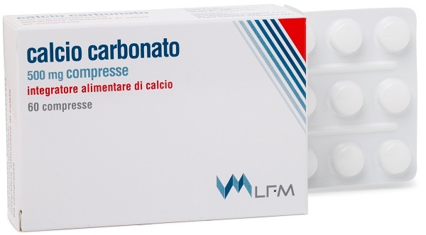 CALCIO CARBONATO 60 COMPRESSE 500 MG - Farmacia Artemisia di Montecuollo Dott. Angelo snc