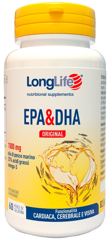 LONGLIFE EPA DHA 60 PERLE - Farmacia Artemisia di Montecuollo Dott. Angelo snc