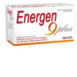 ENERGEN 9 PLUS 10 FLACONCINI 10 ML - Farmacia Artemisia di Montecuollo Dott. Angelo snc