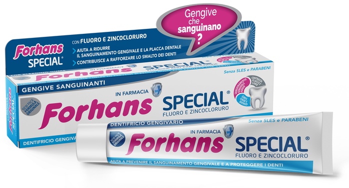 FORHANS DENTIFRICIO SPECIAL 75 ML - Farmacia Artemisia di Montecuollo Dott. Angelo snc