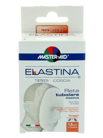 RETE TUBOLARE ELASTICA IPOALLERGENICA MASTER-AID ELASTINA TESTA/COSCIA 1,5 MT IN TENSIONE CALIBRO 6 CM - Farmacia Artemisia di Montecuollo Dott. Angelo snc