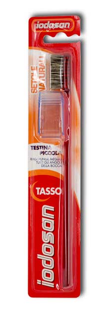 IODOSAN TASSO SPAZZOLINO SETOLE NATURALI - Farmacia Artemisia di Montecuollo Dott. Angelo snc