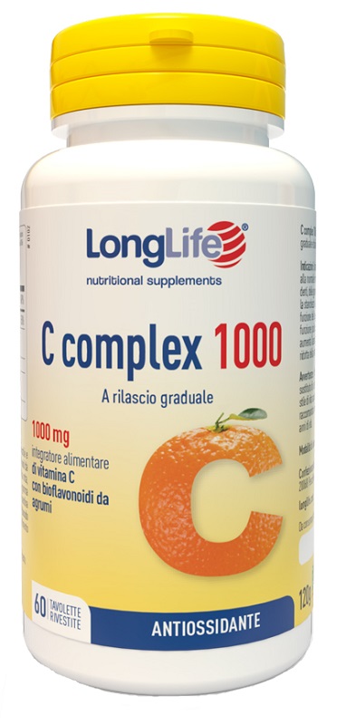 LONGLIFE C COMPLEX 1000 T/R 60 TAVOLETTE RIVESTITE - Farmacia Artemisia di Montecuollo Dott. Angelo snc