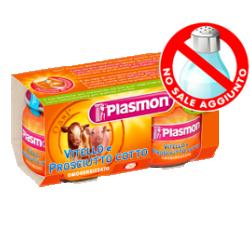 PLASMON OMOGENEIZZATO VITELLO PROSCIUTTO COTTO 80 G X 2 PEZZI - Farmacia Artemisia di Montecuollo Dott. Angelo snc