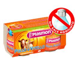 PLASMON OMOGENEIZZATO VITELLO POLLO 80 G X 2 PEZZI - Farmacia Artemisia di Montecuollo Dott. Angelo snc