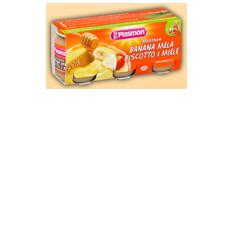 PLASMON OMOGENEIZZATO BANANA/MELA/BISCOTTI/MIELE 120 G X 3 PEZZI - Farmacia Artemisia di Montecuollo Dott. Angelo snc