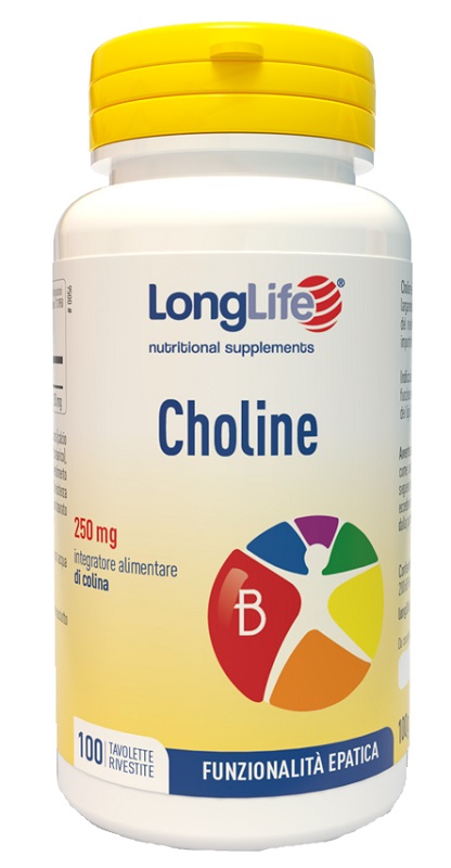 LONGLIFE CHOLINE 100 TAVOLETTE RIVESTITE - Farmacia Artemisia di Montecuollo Dott. Angelo snc