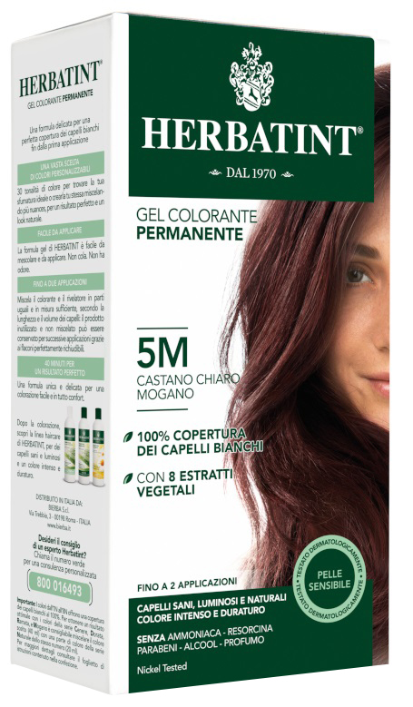 HERBATINT 5M CASTANO CHIARO MOGANO 150 ML - Farmacia Artemisia di Montecuollo Dott. Angelo snc