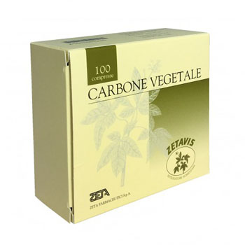 ZETAVIS CARBONE VEGETALE 100 COMPRESSE - Farmacia Artemisia di Montecuollo Dott. Angelo snc