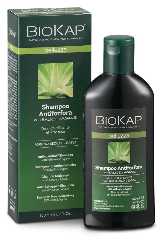 BIOKAP BELLEZZA SHAMPOO ANTIFORFORA 200 ML BIOSLINE - Farmacia Artemisia di Montecuollo Dott. Angelo snc
