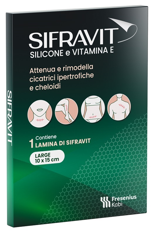 SIFRAVIT PLACCA SILICONE 15X10 CM 1 PEZZO - Farmacia Artemisia di Montecuollo Dott. Angelo snc
