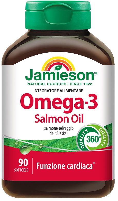 JAMIESON OMEGA 3 SALMON OIL 90 PERLE - Farmacia Artemisia di Montecuollo Dott. Angelo snc