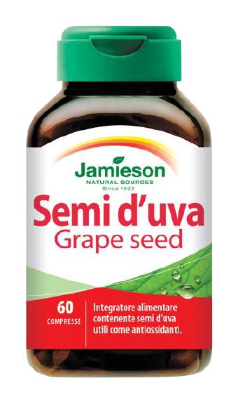 JAMIESON SEMI UVA GRAPE SEED 60 COMPRESSE - Farmacia Artemisia di Montecuollo Dott. Angelo snc